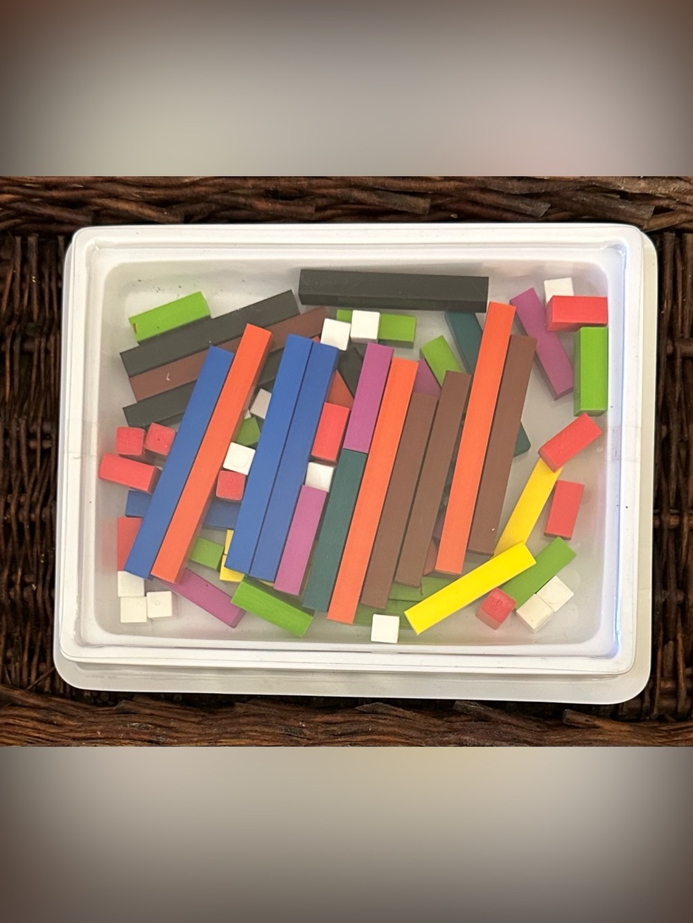 Montessori โข Cuisenaire Rods โข wooden โข learning toy โข kids โข math